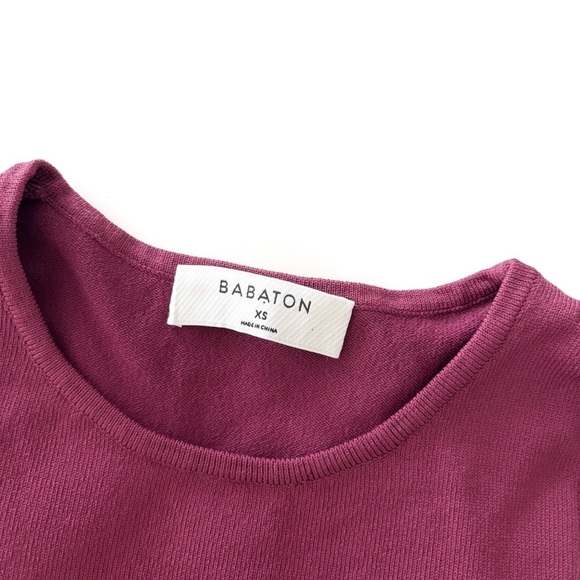 Babaton | Sculpt Knit Racerback Tank Grapevine Size XS - Picture 6 of 9